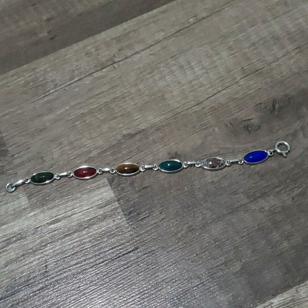 Rainbow Stone Bracelet